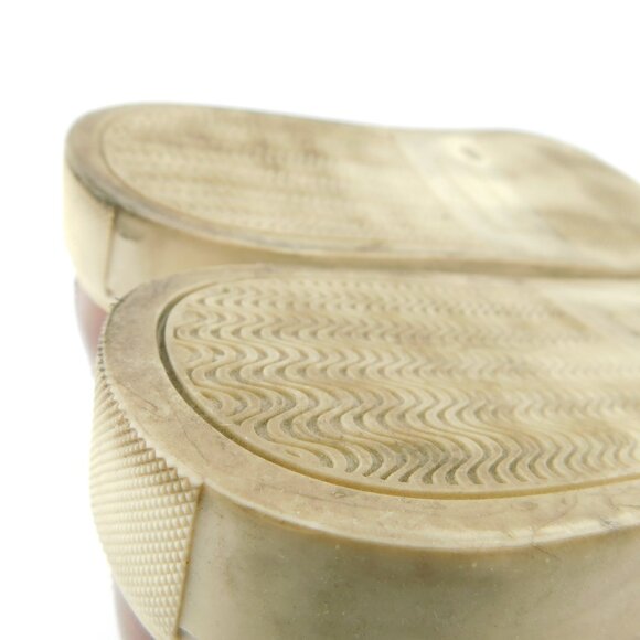 DONALD PLINER Brown Lace-up Leather Sneakers 9 - Picture 7 of 7